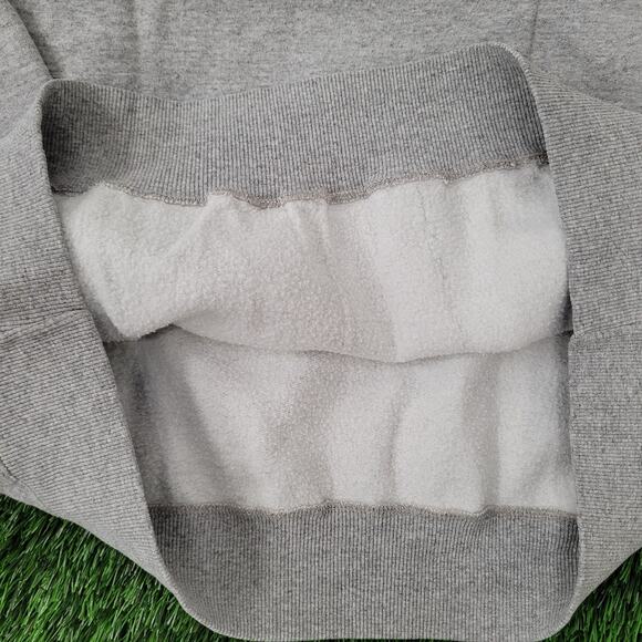 Champion Blank Sweatshirt XL 25x26 Gray Cropped Baggy Boxy - Picture 12 of 14